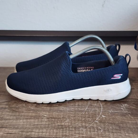 Skechers Go Walk Joy Aurora Women's Casual Comfort Slip-On Shoes Size 10 Blue - Picture 1 of 9